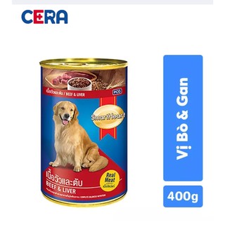 Pate Cho Chó Lớn - Smart Heart - Lon 400gr
