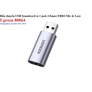 Cáp chuyển USB ra audio 3.5mm (Mic và Tai Nghe)  ( 80864  , 30712 ) Ugreen