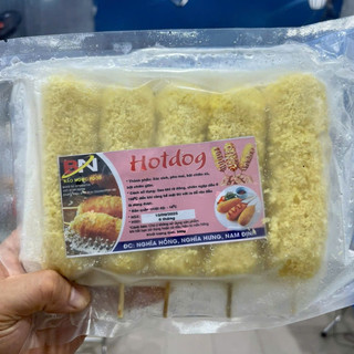 Hot Dog Phô Mai Kéo Sợi Hàn Quốc, Hotdog Phô Mai Bảo Ngọc Siêu Ngon