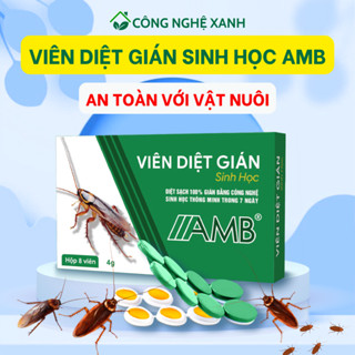 Thuốc diệt gián sinh học AMB, Viện Hàn lâm khoa học Việt Nam, diệt tận gốc tất cả các loại gián, hiệu quả, an toàn.