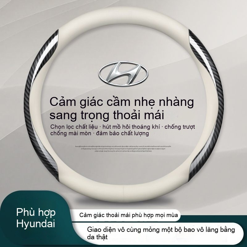 Huyndai i10 Accent Elantra Santafe Creta Tucson Stargazer Custin Getz Accent Palisade Kona Stargarzer i30 Bọc vô lăng