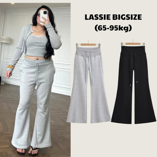   LASSIE BIGSIZE  Quần loe chất thun dày hack chân dài  Bigsize - LORE PANTS 