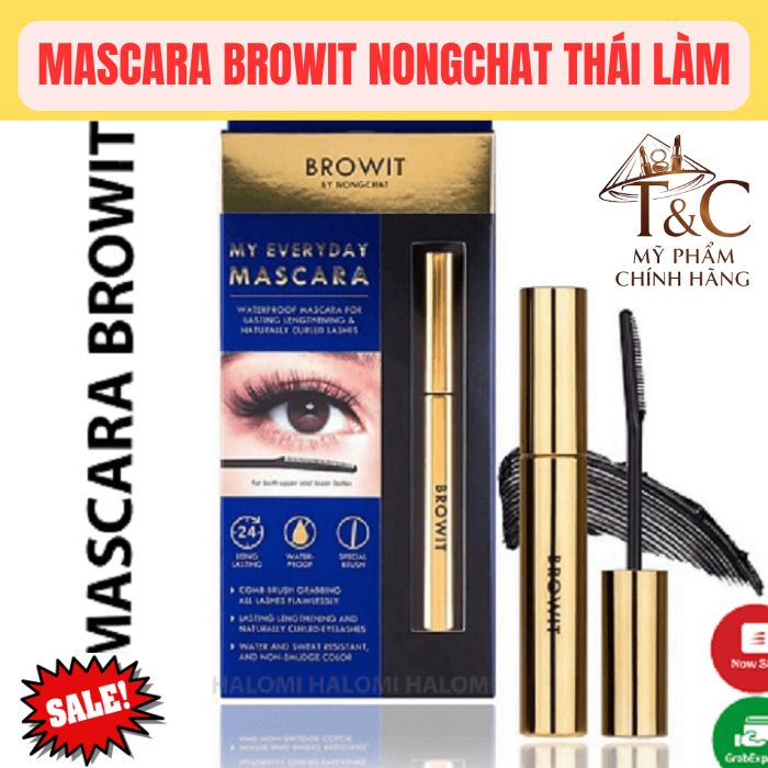 Mascara Browit Nongchat Chuốt mi nongchat làm dài dày và cong mi lâu trôi Thái Lan - Beautista