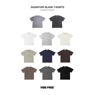 Áo thun trơn VIBEFREE local brand cotton 100% 250gsm basic