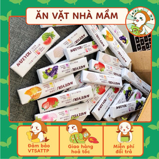  Combo 10 Kẹo sữa chua dẻo vị hoa quả Kate You  thanh 17,5g  Ăn vặt cổng trường Ăn Vặt Nhà Mầm. 