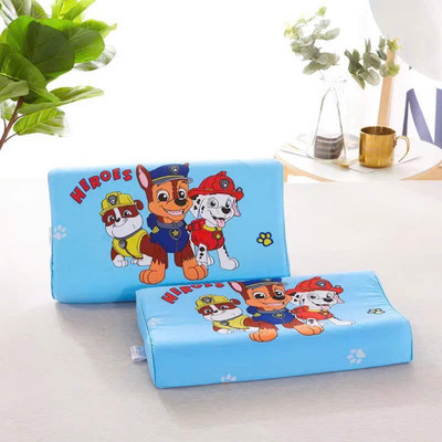 Gối cao su non 5D cho bé, vỏ cotton 100%, ruột cao su êm ái mềm mại kích thước 25x45 - Hizun bedding