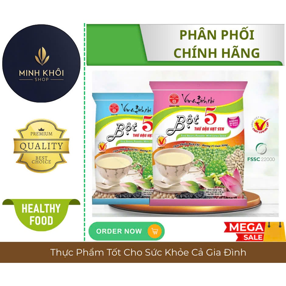 Bột 5 Thứ Đậu Hạt Sen BÍCH CHI 300g Các Loại