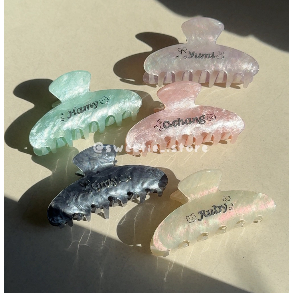 [HÀNG ORDER] Kẹp form dài custom chữ sticker size 9cm