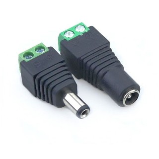 10 Jack nguồn DC đực và Jack DC cái (Loại vít vặn)