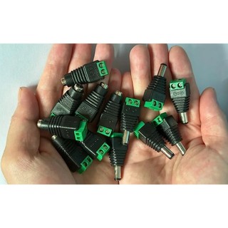 10 Jack nguồn DC đực và Jack DC cái (Loại vít vặn)