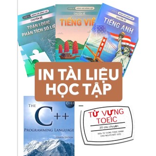 In, photo tài liệu học sinh sinh viên A3-A4-A5