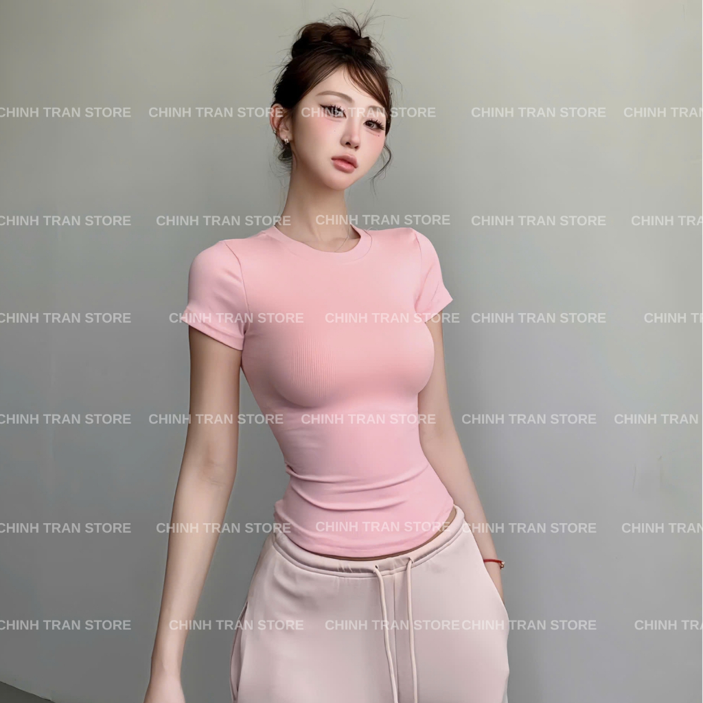 [THẮT EO] Áo Thun Ôm Body Cotton Mịn Co Giãn- Chinh Trần Store | BigBuy360 - bigbuy360.vn