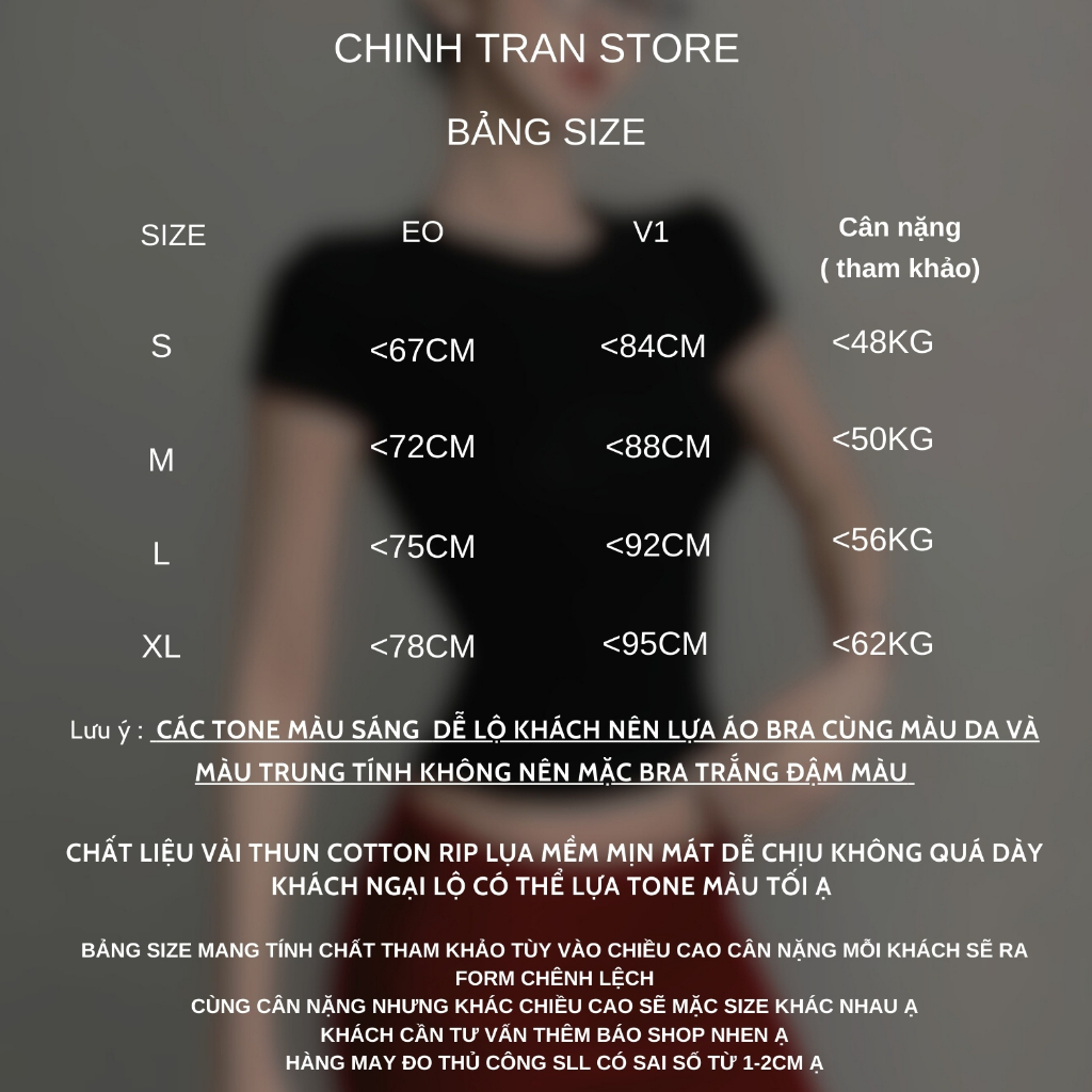 [THẮT EO] Áo Thun Ôm Body Cotton Mịn Co Giãn- Chinh Trần Store | BigBuy360 - bigbuy360.vn