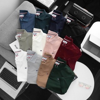  Áo Polo Nam Ngắn Tay Trơn PT22  TM Form Slim Fit Chất liệu cotton Pique hiệu ứng cực đẹp Hàng VNXK - Tuantustore 