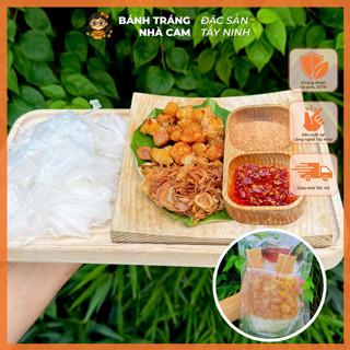  Combo Bánh Tráng Rìa Phơi Sương Hành Phi Ớt Rim Tóp Mỡ Giòn Rụm Muối Sặc Tây Ninh Snacks Ăn Vặt - Bánh Tráng Nhà Cam 