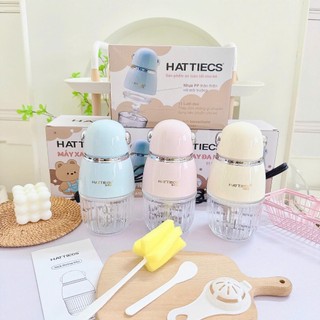 Máy xay ăn dặm cho bé Mingo Hattiecs 11 lưỡi dao inox 316 cối thuỷ tinh cao cấp dung tích 300ml