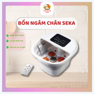  Bồn Ngâm Chân Seka SK195 Công Nghệ Làm Nóng PTC Massage Chân Đa Chiều Với Con Lăn 3D - Smart Kitchen Stores 