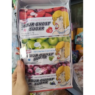  sỉ 1 hộp 30 gói kẹo siêu chua hình cô gái vị trái cây thơm ngon hấp dẫn 