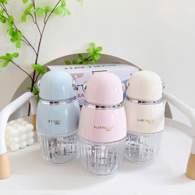 Máy xay 11 lưỡi dao cho bé ăn dặm đa năng KidAndMom Hattiecs inox 304 phiên bản cao cấp hình gấu