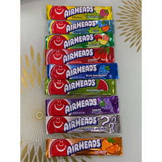  Kẹo dẻo trái cây Air Heads của Mỹ   Vị Cherry Cam Nho Mâm xôi Dưa Hấu  