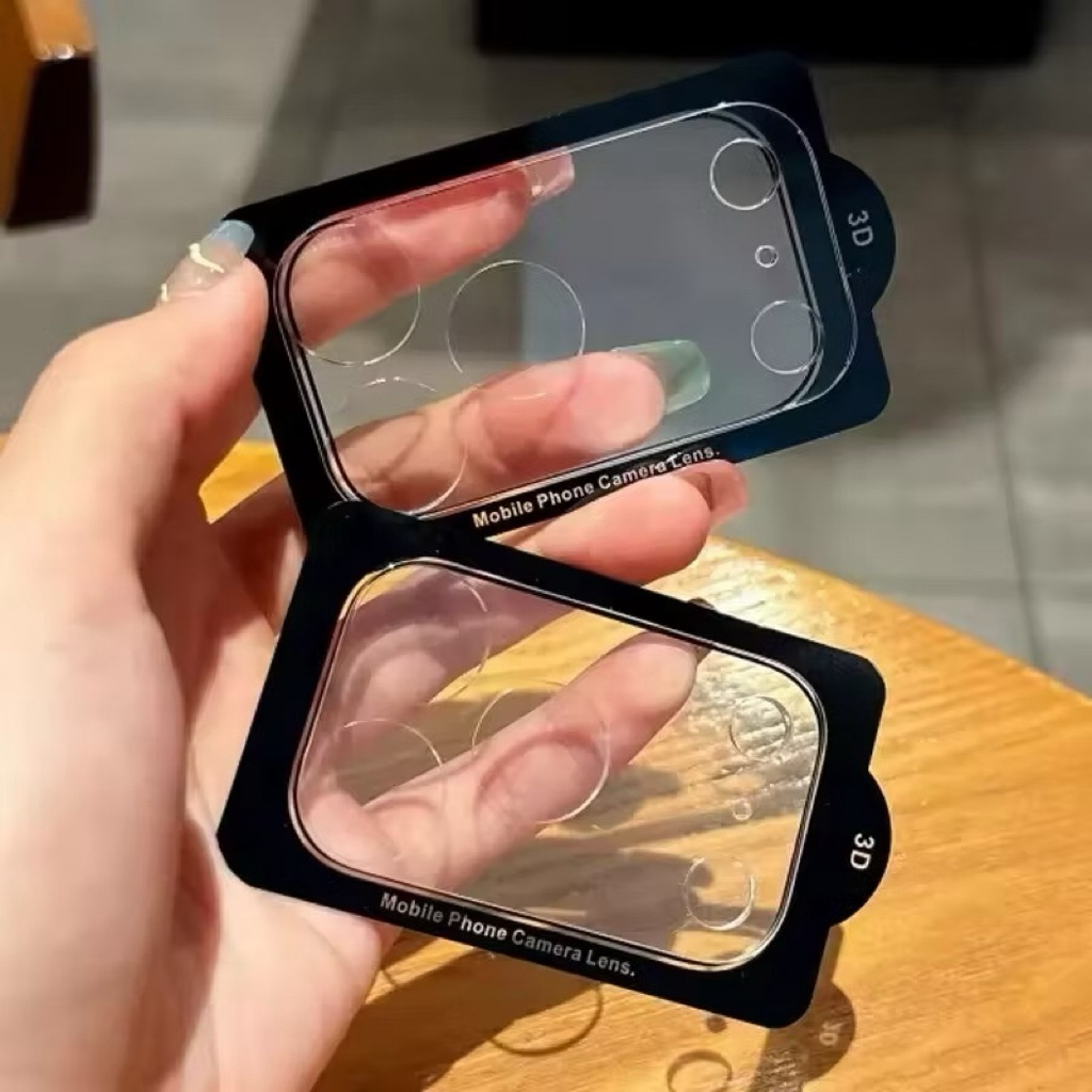 Miếng Dán kính cụm Camera cho iPhone 17 Pro/ 15, 14 Pro Max, 13 Pro Max, 13, 12 Mini 5.4, 12 11 Tron