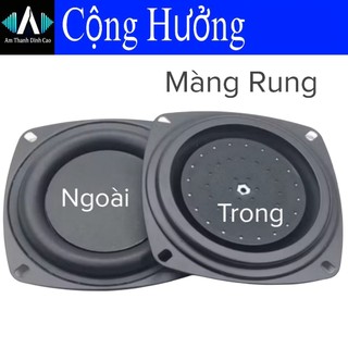 Cộng Hưởng 𝟯𝗜𝗡𝗖𝗛 𝟰𝗜𝗡𝗖𝗛 Màng Rung Loa Siêu Trầm Bass Diy
