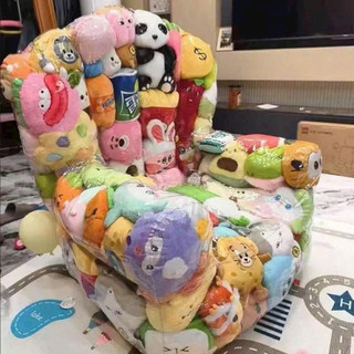  Vỏ ghế trong suốt đựng thú bông trang trí hình sofa ,cover ghế nhồi thú bông dễ thương hot trend 