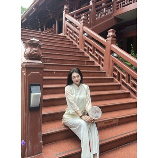 Set lam hoa thêu cột dây eo, có khóa kéo sau (40kg<55kg), chất voan lụa 2 lớp [C2120015]