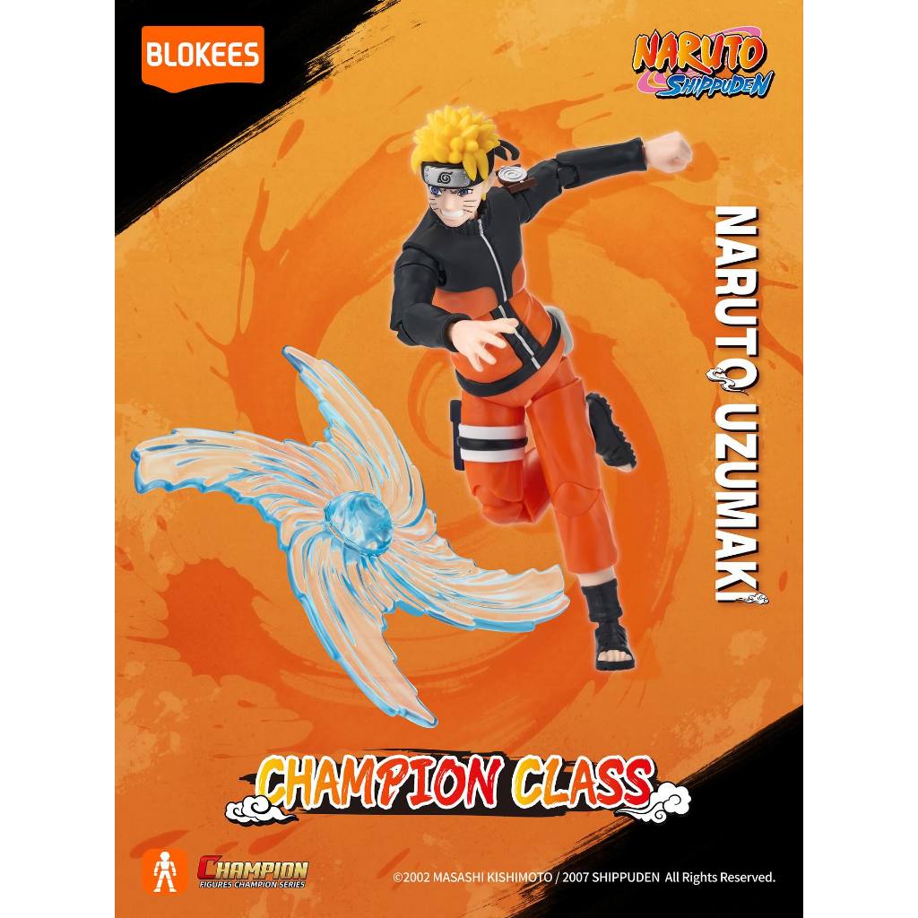 [Hàng Sẵn] Mô hình lắp ráp Naruto - CC02 - Naruto Uzumaki - Blokees [Hàng New]