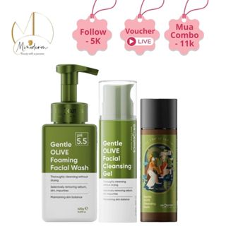 Sữa rửa mặt Drceutics GENTLE OLIVE CLEANSING FOAM làm sạch sâu mà dịu nhẹ cho mọi loại da