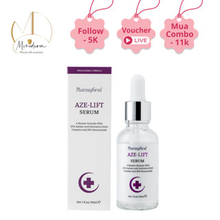Serum Pharmaform Aze-Lift  giúp kiểm soát dầu, thu nhỏ lỗ chân lông, giảm mụn, thâm 30ml
