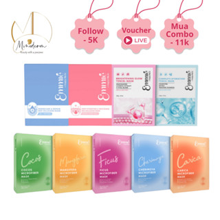 Hộp Mặt nạ sinh học phục hồi da Emmié B5 Complex ngậm đến 95% dưỡng chất có trong từng gói mask