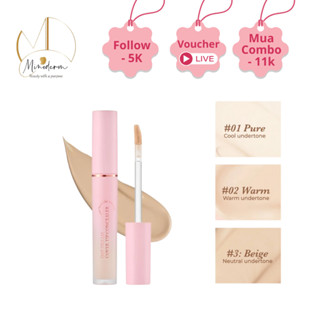 Kem Che Khuyết Điểm Aperire Daydream Cover Tip Concealer, chống nước, che phủ hoàn hảo Spf30