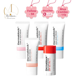 Kem Chống Nắng Dermablock SPF50+ PA++++ Giúp Chống Nắng Và Nâng Tone Cho Mọi Loại Da 35ml