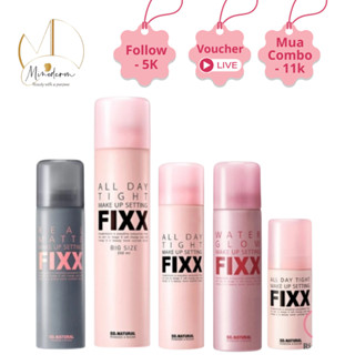 Xịt Khóa nền So’Natural Make Up Setting Fixx giúp lớp nền căng bóng, mịn lì