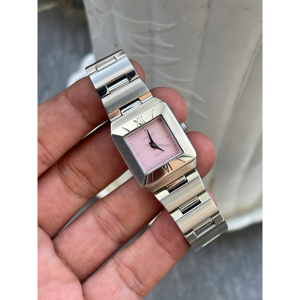 Đồng hồ nữ Citizen Wicca mặt hồng chạy pin hàng si