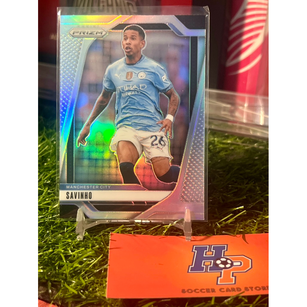Thẻ bóng đá Savinho Silver Panini Prizm EPL 2024/25