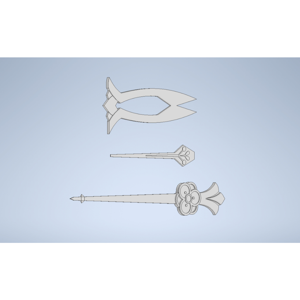 Phụ kiện cosplay Genshin Impact Chiori kẹp tóc