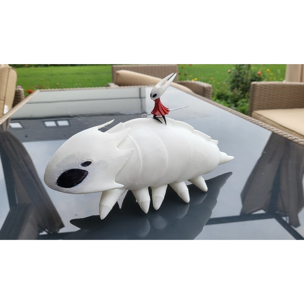 Figure Hornet Hollow knight silksong  riding Bell beast