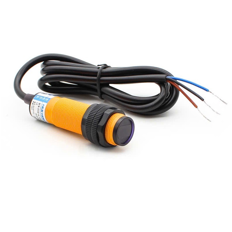 [GIÁ RẺ] Cảm biến vật cản hồng ngoại 3 dây thường mở NPN E3F-DS30C4, PNP E3F-DS30P1, NPN E18-D80NK.