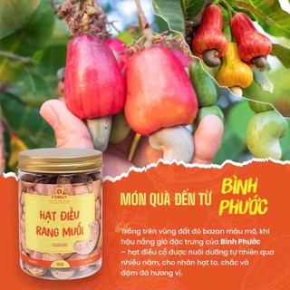 Hạt Điều vỏ lụa loại A Bình Phước (hũ 250gr)