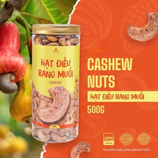 Hạt Điều vỏ lụa loại A Bình Phước (hũ 500gr)