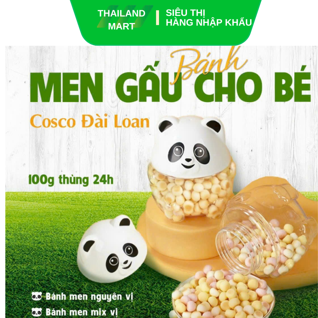 Bánh men gấu Cosco - Đài Loan