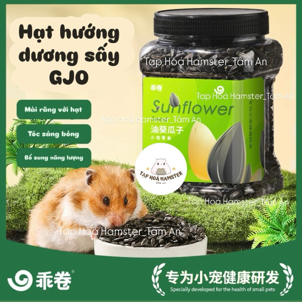 [GJO] Hạt Hướng Dương Đen Dinh Dưỡng Cho Hamster & Thú Cưng Nhỏ.