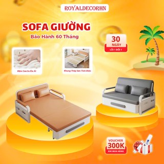   DEAL HOT  Giường gấp gọn thông minh ROYALDECORHN ghế sofa giường khung thép sofa giường đệm cao su 