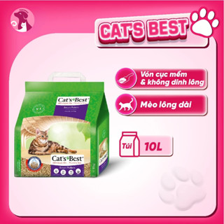 [10L] Cát gỗ Smart Pellets - Cát vệ sinh cho mèo - Cat’s Best (NK Đức 🇩🇪), phù hợp mèo lông dài, không dính lông