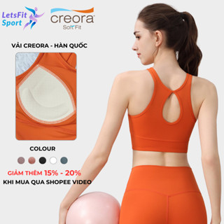 Áo Tập Gym Nữ Chống Xệ Có Mút Ngực LETSFIT SPORT L02AB3 Áo Bra Tập Gym Yoga Nữ Chống Sốc