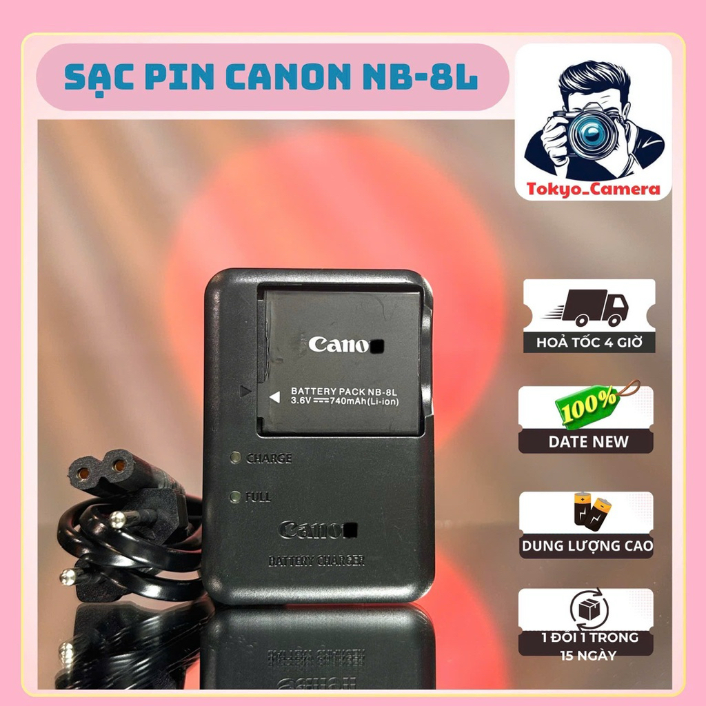 Sạc pin Canon NB-8L dùng cho dòng A A2200, A2500, A3300