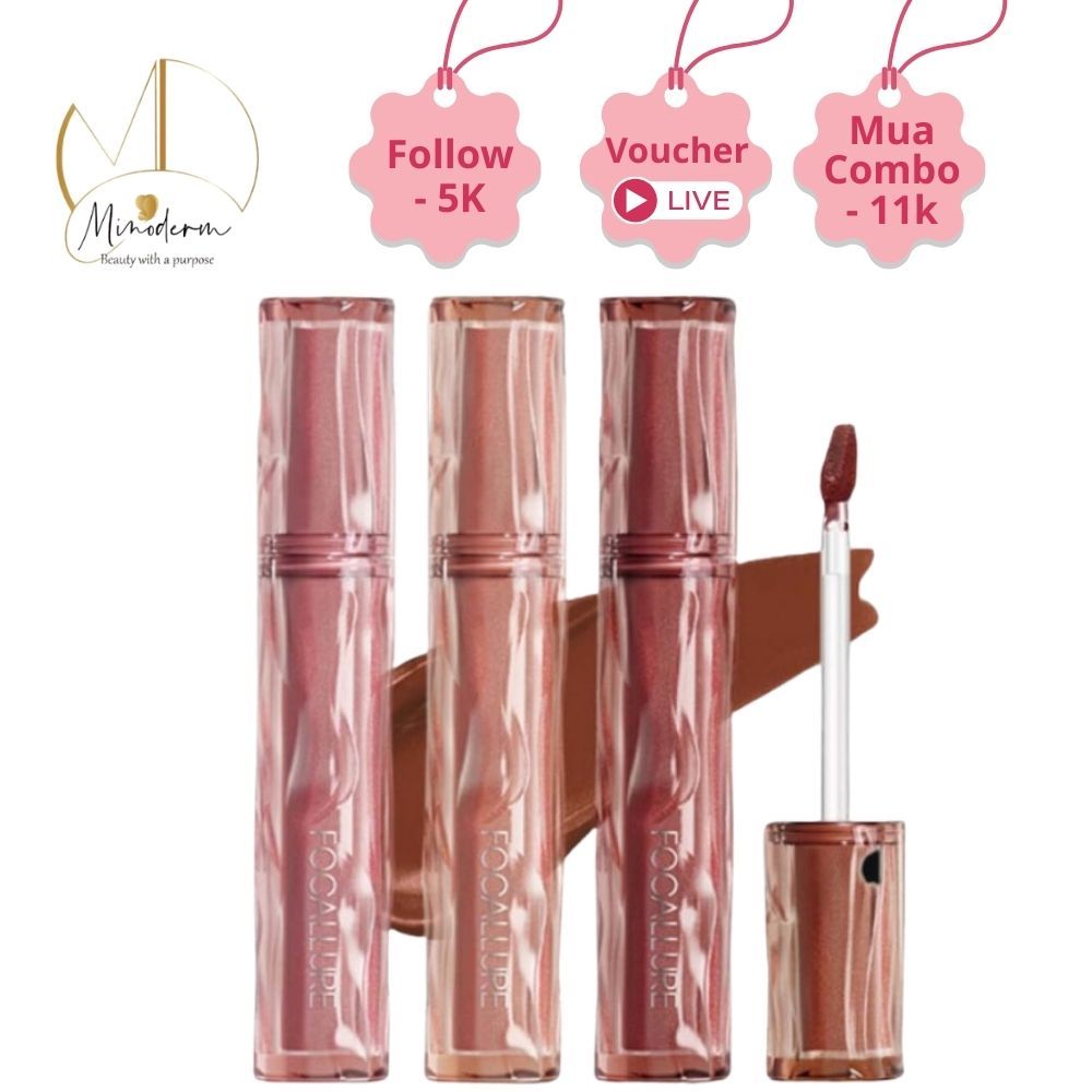 Son Kem Nhung Lì FOCALLURE Mềm Mịn Thoáng Khí Cảm Giác Nhẹ Dưỡng Ẩm Lâu Trôi - 2G L15