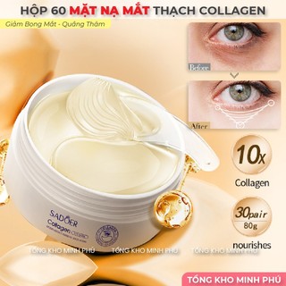  Mặt Nạ Mắt Giảm Quầng Thâm Chống Nhăn Hộp 60 Miếng COLLAGEN Vàng Giảm Bọng Mắt Dưỡng Ẩm Và Săn Chắc EYE MASK 80G 